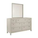 Graphite Bedroom Seven Drawer Dresser and Mirror Combo