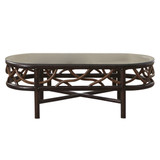 Trinidad Coffee Table with Glass