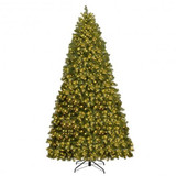 Pre-Lit Artificial PVC Christmas Tree with LED Lights & Stand-6'