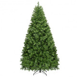 Pre-Lit Artificial PVC Christmas Tree with LED Lights & Stand-6'