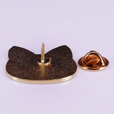 Rose Cat Enamel Pin