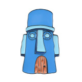 Spongebob & Squidward's House Enamel Pins