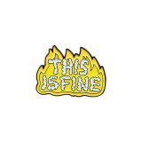 Current Feelings: This Is Fine Enamel Pins