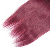 Boujie Peruvian 10A Grade 16" - 26" #1B/99J Ombre Straight Bundles - 100% Human Virgin Hair