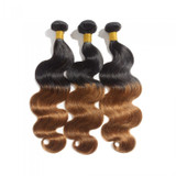 Boujie Peruvian 10A Grade 16" - 26" #1B/30 Ombre Body Wavy Bundles - 100% Human Virgin Hair
