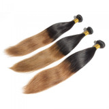 Boujie Peruvian 10A Grade 16" - 26" #1B/30 Ombre Straight Bundles - 100% Human Virgin Hair