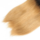 Boujie Peruvian 10A Grade 16" - 26" #1B/27 Ombre Straight Bundles - 100% Human Virgin Hair