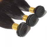 Boujie Peruvian 10A Grade 16" - 26" #1B/27 Ombre Straight Bundles - 100% Human Virgin Hair