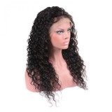 Boujie 12" - 24" 13X6 Water Wavy Frontal Lace Wig - 150% Density - 100% Human Virgin Hair