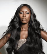 Boujie 14" - 24" Body Wavy Full Lace Wig 150% Density - 100% Human Virgin Hair