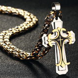Stainless Steel Cross Pendant Necklace