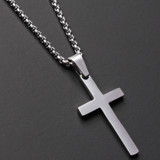 Stainless Steel Cross Pendant Necklace