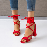 MARIA STRAPPY HEEL SANDALS