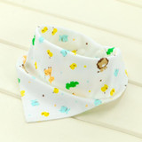 Baby bibs waterproof triangle Cotton Cartoon Child Baberos Bandana bibs babador dribble bibs Newborn slabber Absorbent cloth