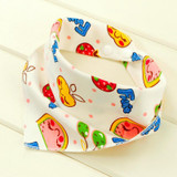 Baby bibs waterproof triangle Cotton Cartoon Child Baberos Bandana bibs babador dribble bibs Newborn slabber Absorbent cloth