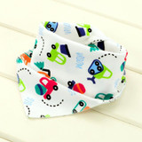 Baby bibs waterproof triangle Cotton Cartoon Child Baberos Bandana bibs babador dribble bibs Newborn slabber Absorbent cloth
