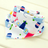 Baby bibs waterproof triangle Cotton Cartoon Child Baberos Bandana bibs babador dribble bibs Newborn slabber Absorbent cloth