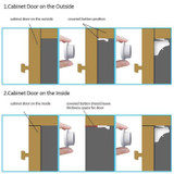 Virtuoso  Safety Cabinet Lock - Children Protection Security Locks