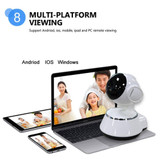 Baby Monitor. Portable WiFi IP Camera.  720P HD Wireless Smart Baby Camera. Audio Video Record Surveillance. Home Security Camera.