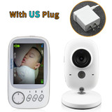 Tak Wireless Baby Monitor Video Camera.  Baby Monitor With High Resolution. Baby's Nanny Security Camera Monitoring.  Night Vision & Temperature Monitoring.