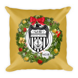 NCIS Special Agent Badge Wreath Throw Pillow - 16" x 16"
