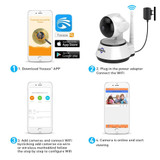 H1080 Home Security.  IP Camera Wireless Smart WiFi . Camera WI-FI . Audio Record Surveillance. Great Home & Baby Monitor. HD Camera 1080P