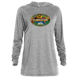 Survivor Mashup Logo Tri-Blend Raglan Hoodie