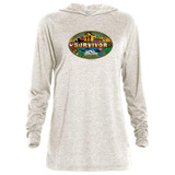 Survivor Mashup Logo Tri-Blend Raglan Hoodie