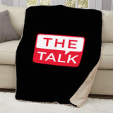 The Talk Logo Sherpa Blanket