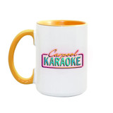 Carpool Karaoke Neon Logo Colored 15 oz Mug