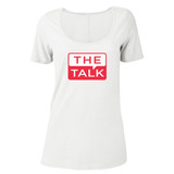 The Talk Logo Women's Relaxed Scoop Neck T-Shirt