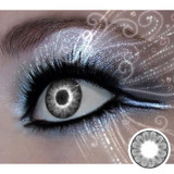 Patterned brown-black (12 months) contact lenses