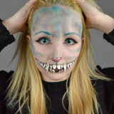 cosplay cat eye bright green (12 months) contact lenses