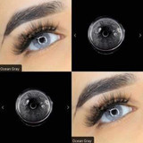 Natural transparent gray eyes (12 months) contact lenses