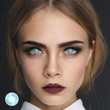 Bright blue (12 months) contact lenses