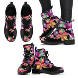 Watercolor Floral Boots