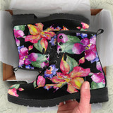 Watercolor Floral Boots