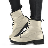Solid Beige Boots
