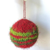 Striped Christmas Ornaments Knitting Kit