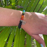 Chakra Lava Bead Diffuser Bracelet