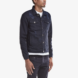 COPPER RIVET NAVY DENIM JACKET