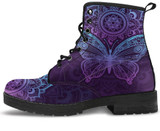 ⚡ 60% OFF! ⚡ Purple Butterfly Handcrafted Boots