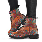 Boho Flower Dragonfly Boots
