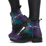 Dragonfly Yin Yang Mandala Boots