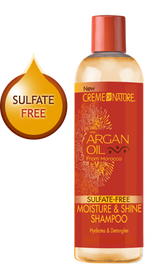 CREME OF NATURE w/ ARGAN OIL SULFATE FREE MOISTURE & SHINE SHAMPOO