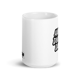 Have a Doughp day White glossy mug