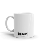 Have a Doughp day White glossy mug