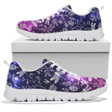 Purple Galaxy Dragonfly Sneakers