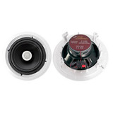 In-Wall / In-Ceiling Dual 8-inch Speaker System, Directable Tweeter, 2-Way, Flush Mount, White