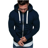 Men Hoodie Sweatshirt With Zipper